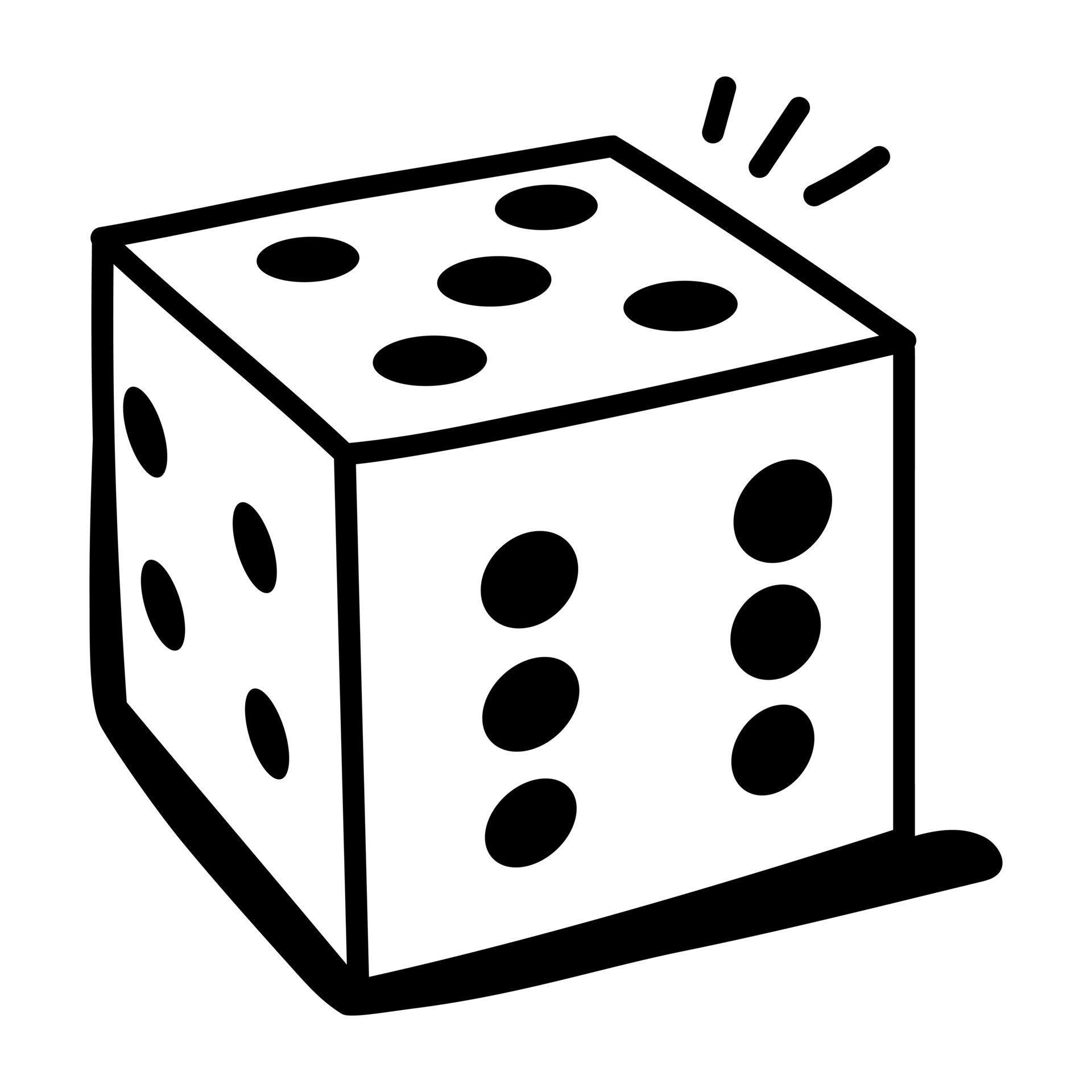 A gambling dice doodle icon 7695304 Vector Art at Vecteezy