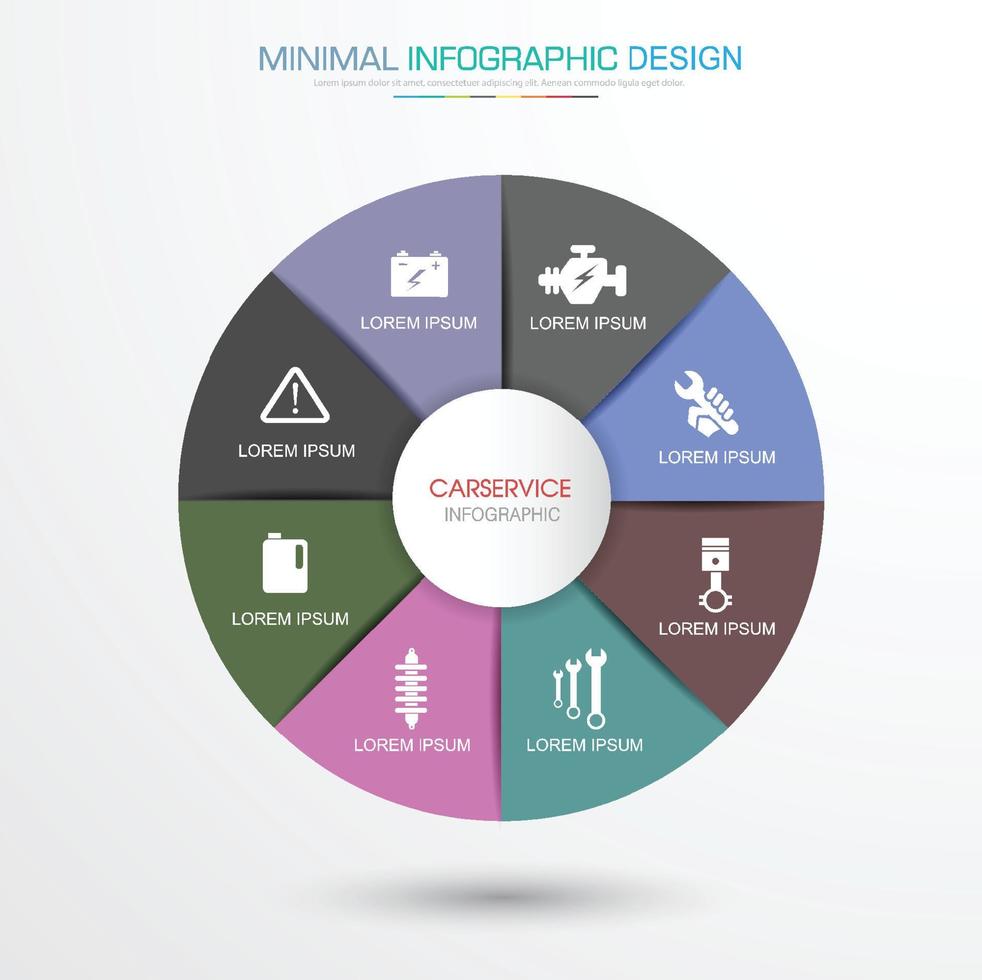 Business infographic template  with icon ,vector design illustration vector