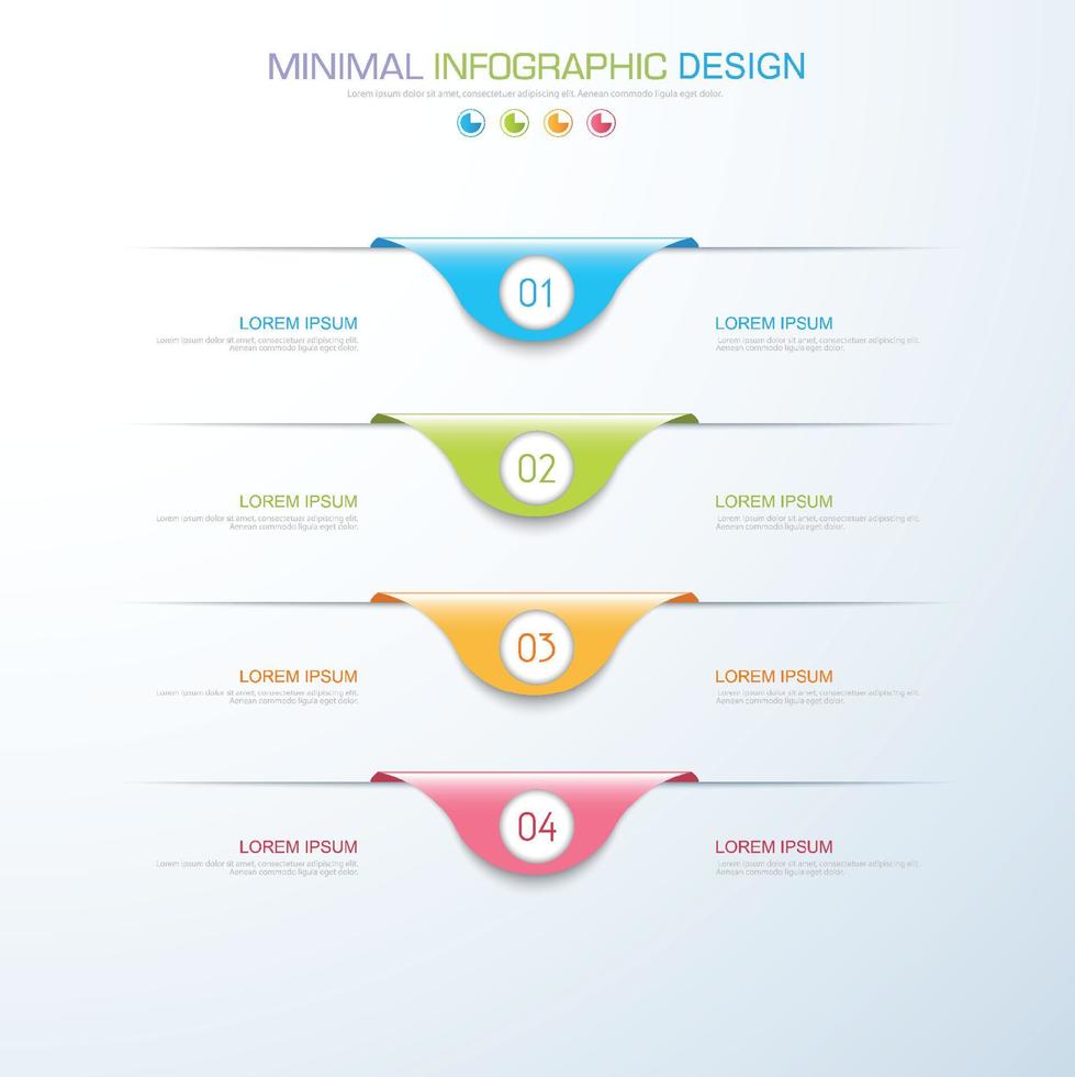 Business infographic template  with icon ,vector design illustration vector