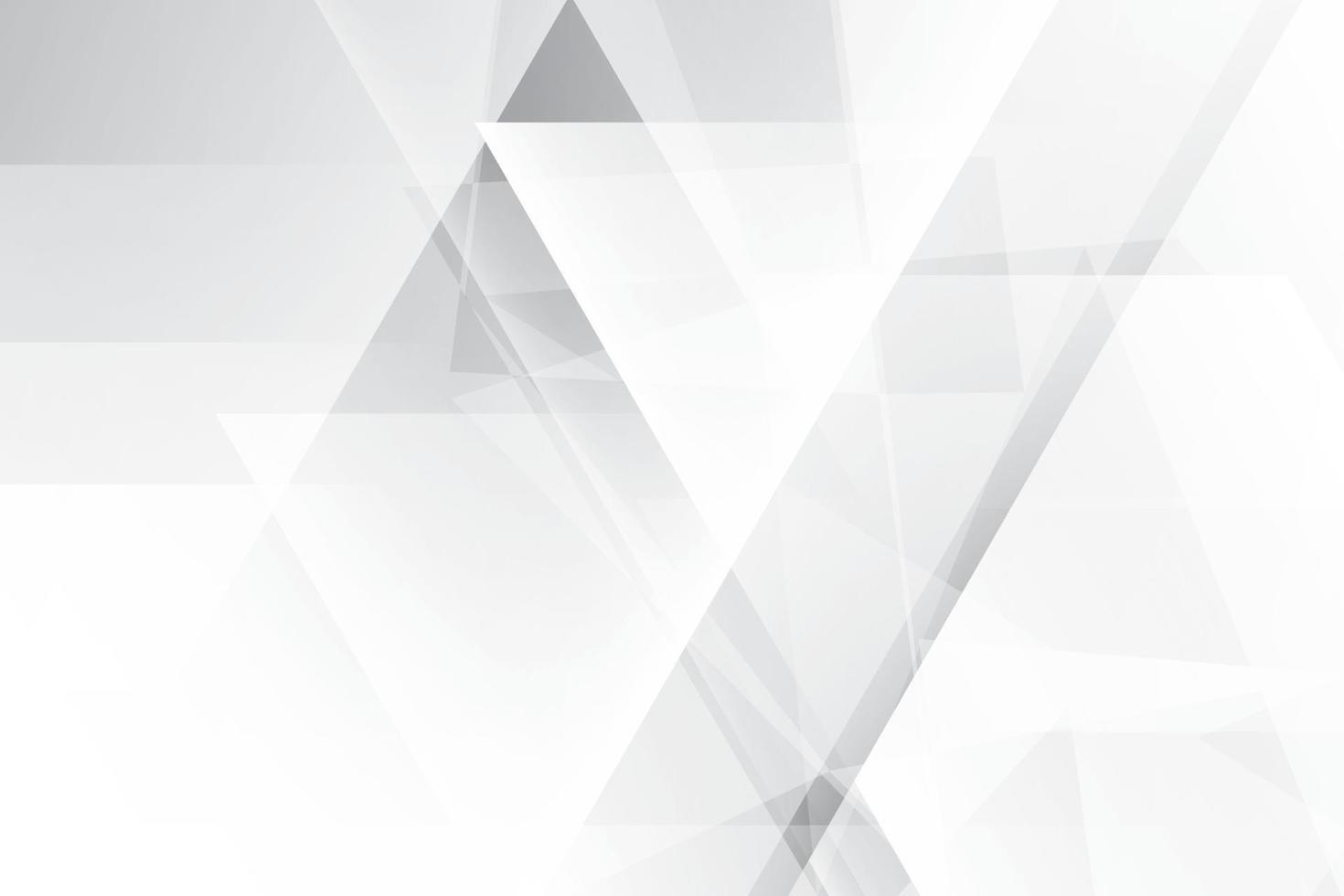 Abstract white and gray color, modern design background with geometric shape. Vector illustration.