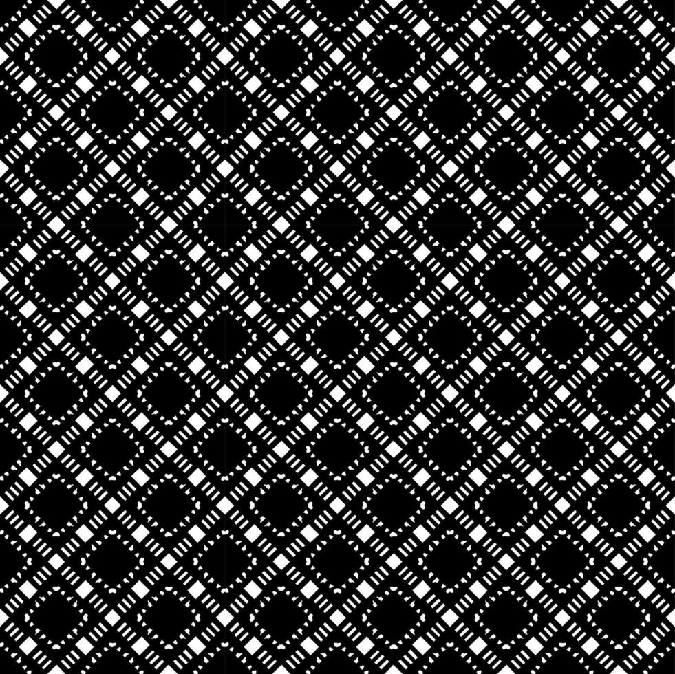 textura de patrón transparente en blanco y negro. diseño gráfico ornamental en escala de grises. adornos de mosaico. vector