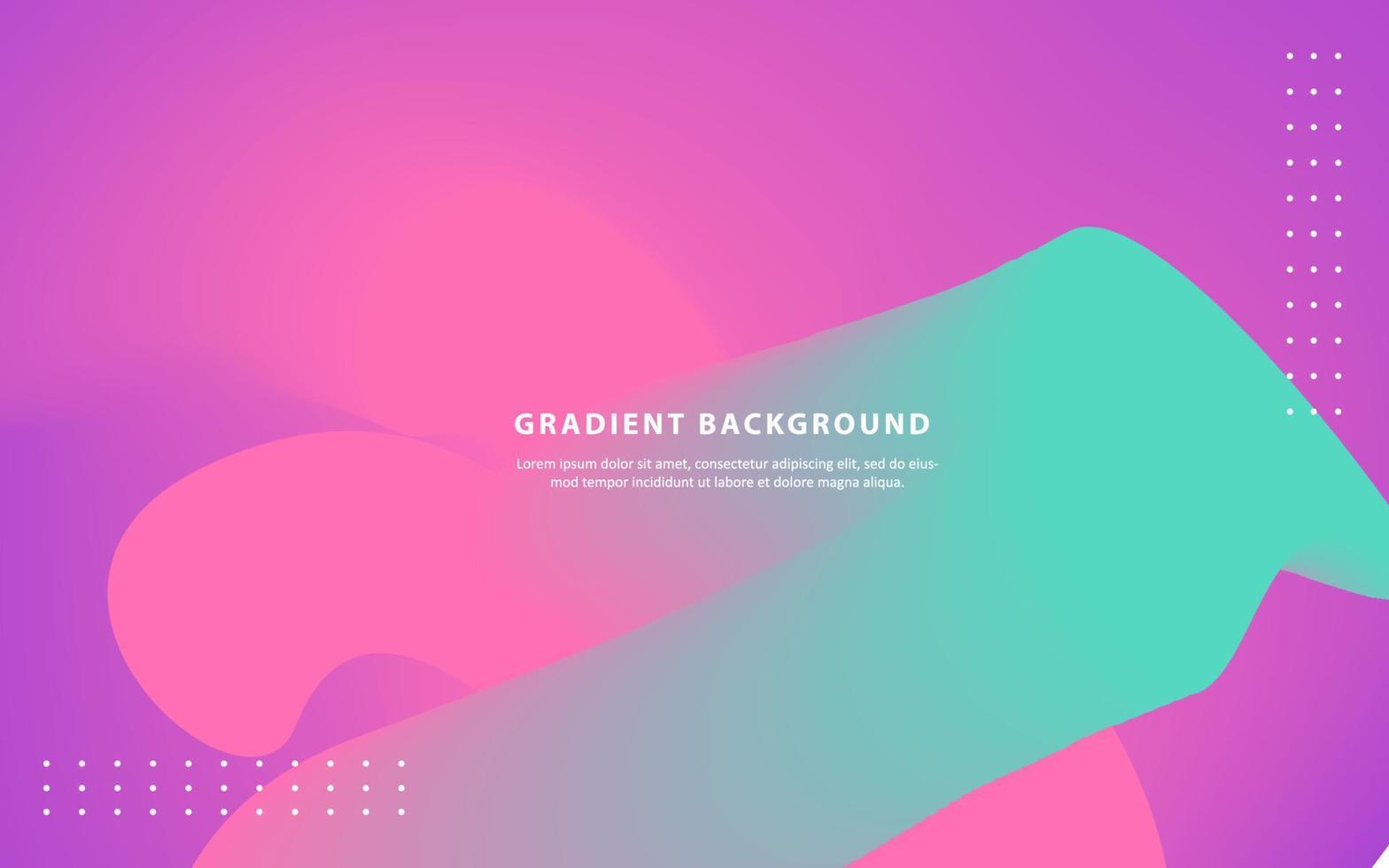 Abstract gradient pink and blue color background vector