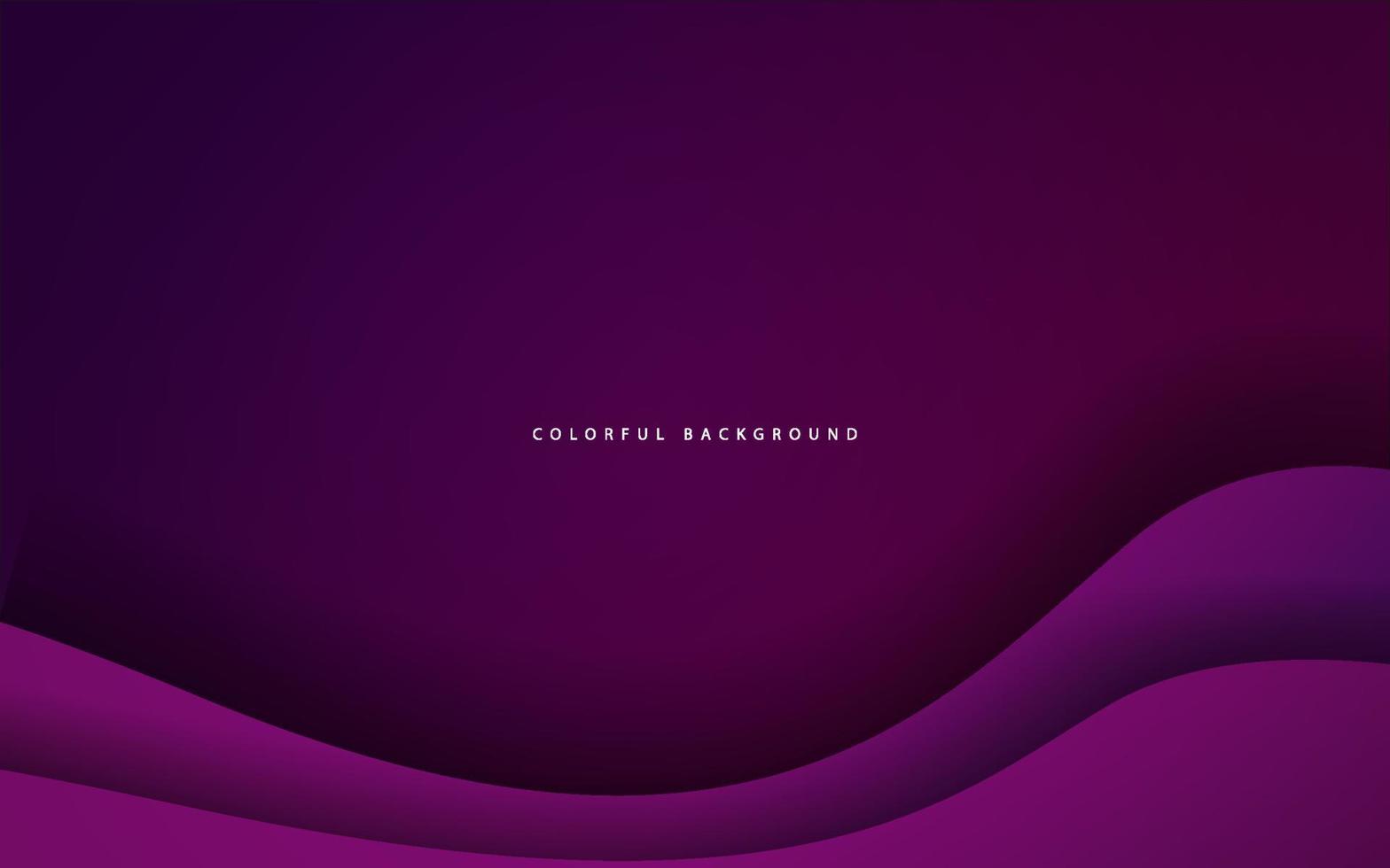 Abstract wave shape purple background vector