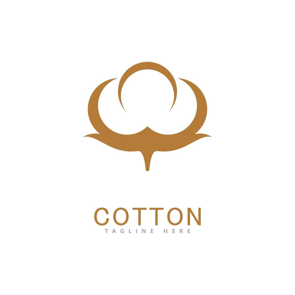 Cotton logo vector template design