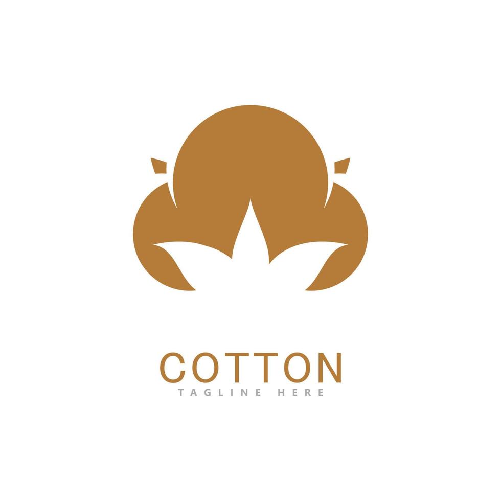 Cotton logo vector template design