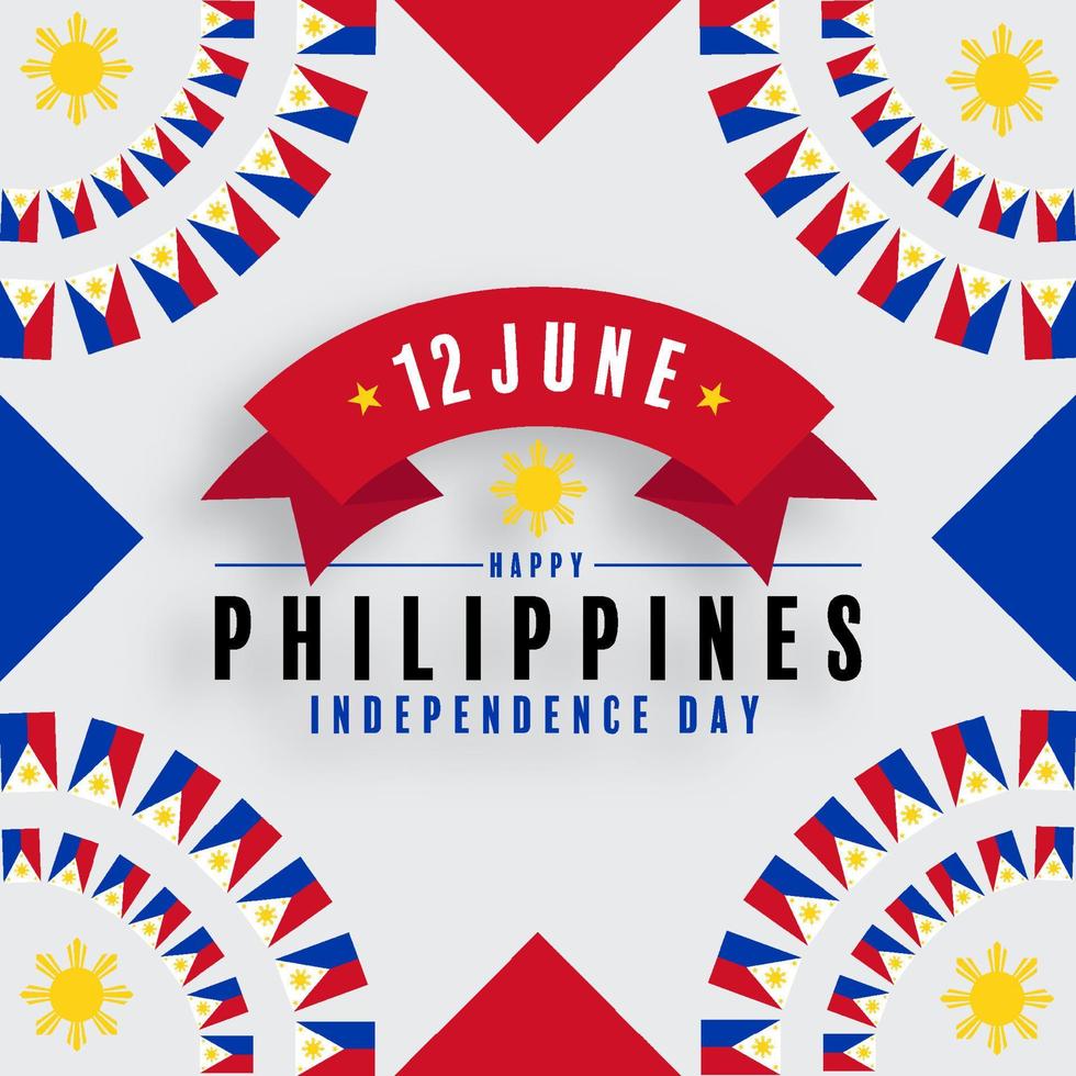 Philippines independence day vector