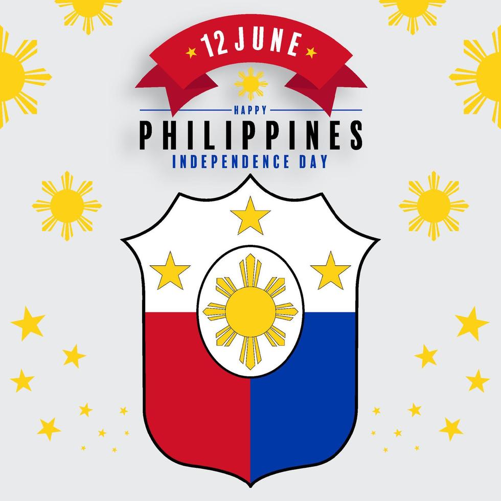 Philippines independence day vector