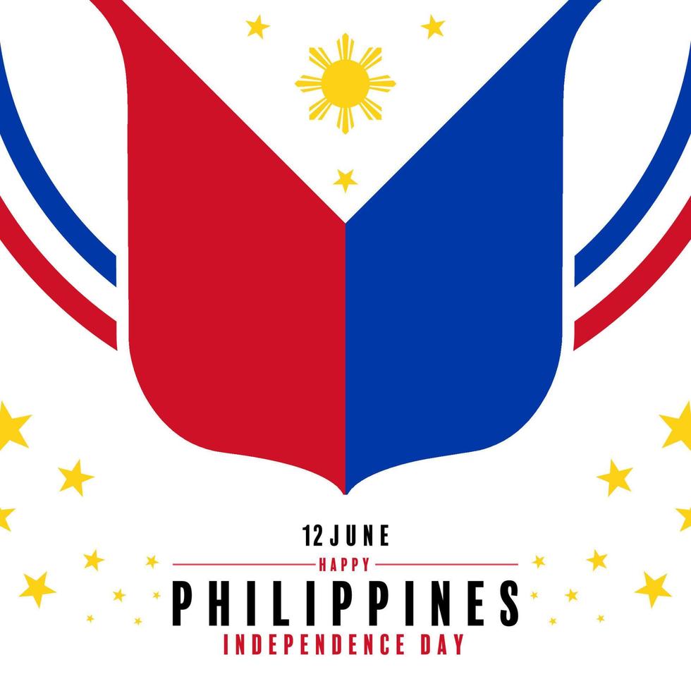 Philippines independence day vector