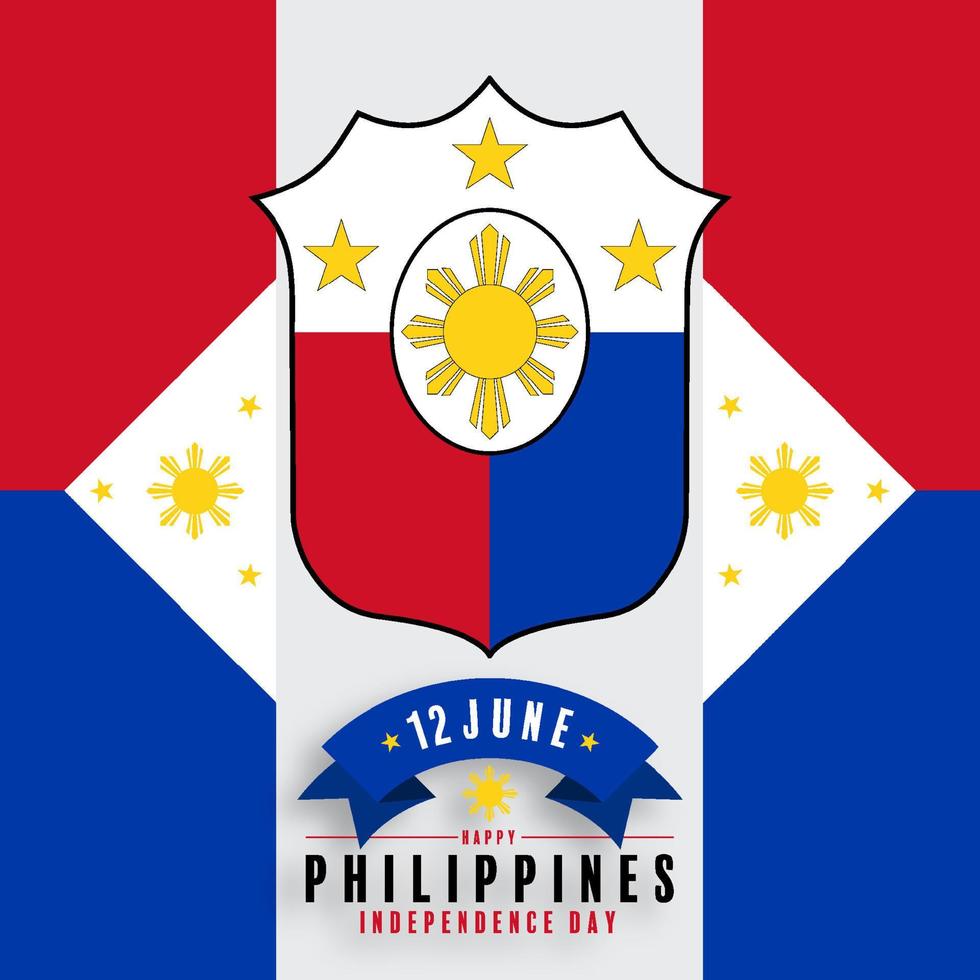 Philippines independence day vector