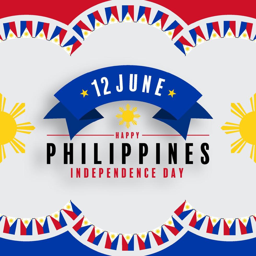 Philippines independence day vector