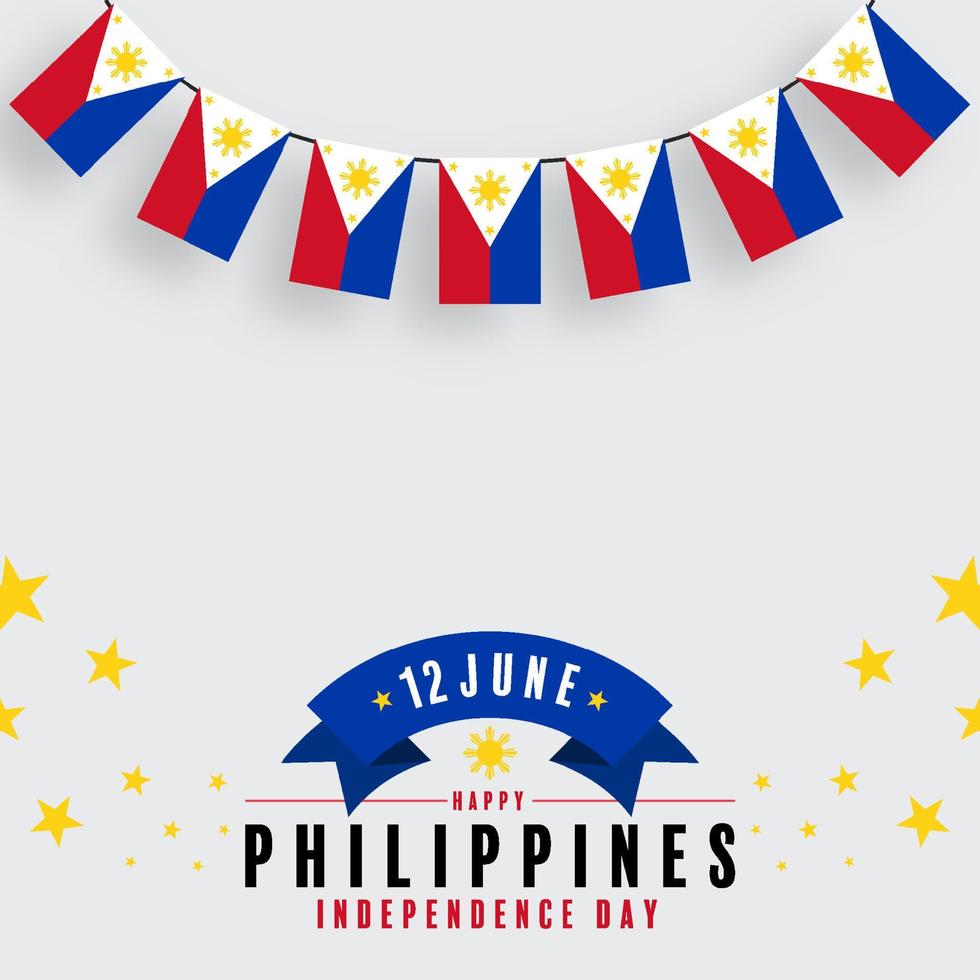 Philippines independence day vector