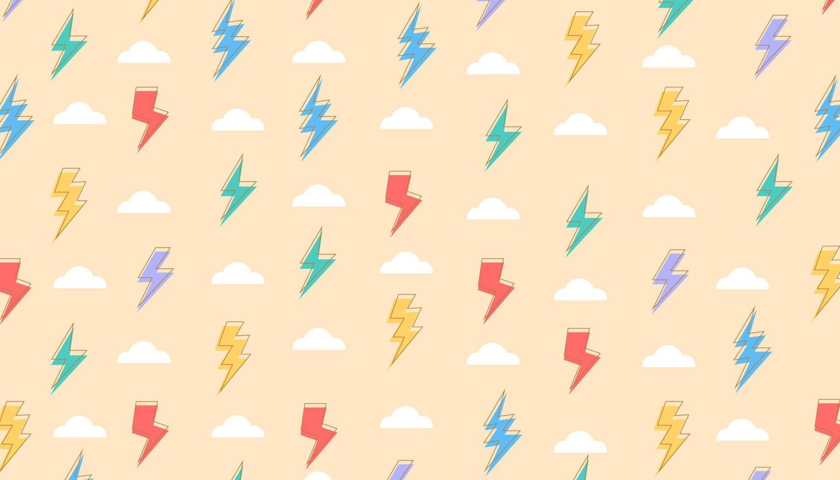 Abstract lightning background design concept vector
