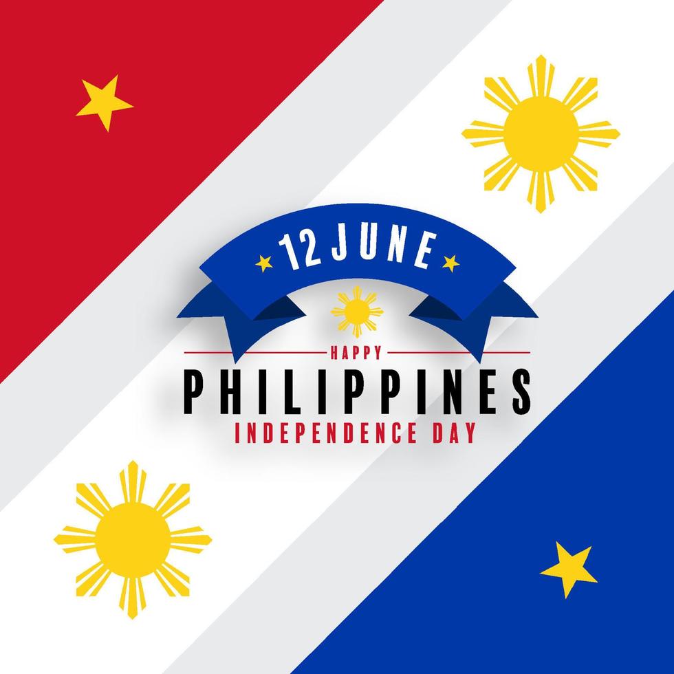 Día de la Independencia de Filipinas vector