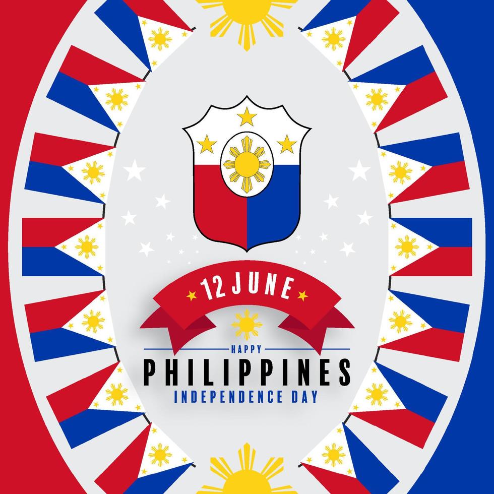 Día de la Independencia de Filipinas vector