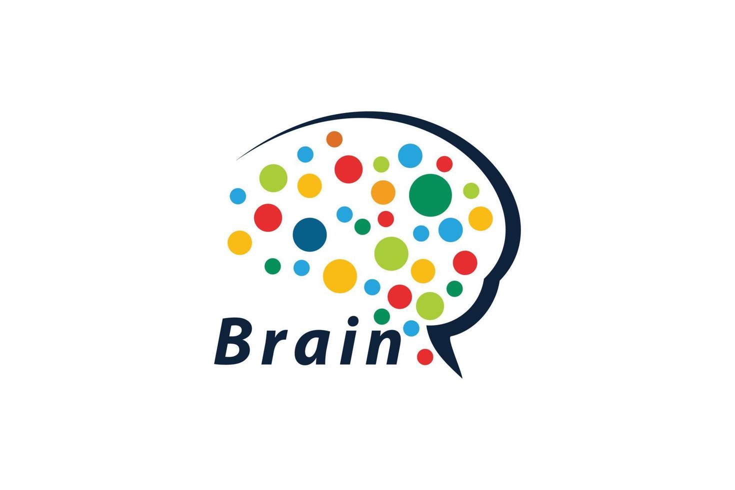 brain logo icon vector isolated 7697272 Vector Art at Vecteezy