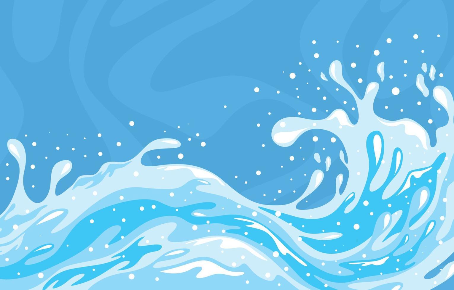 Water Splash Background vector