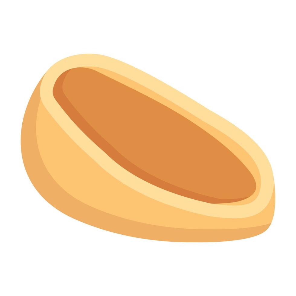 Modern isometric icon vector of caramel candy