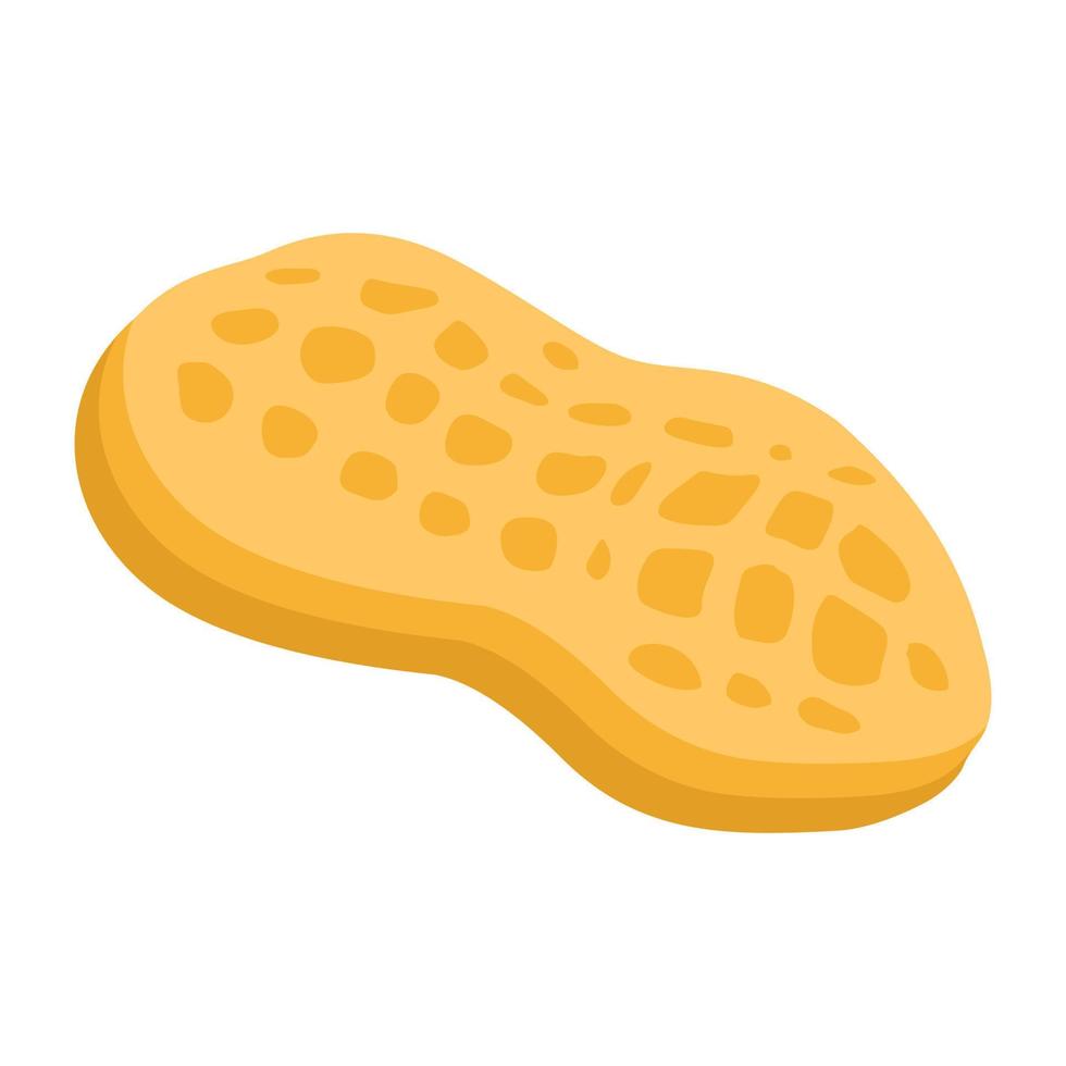 Get this isometric icon of groundnut vector