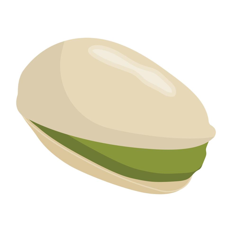 Premium isometric icon of pistachio vector