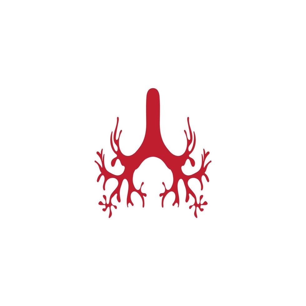 lung logo design vector for your business