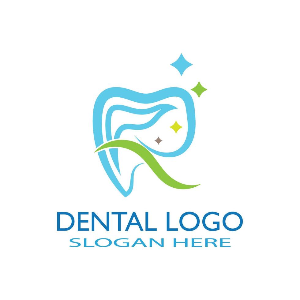 Dental logo Template vector illustration