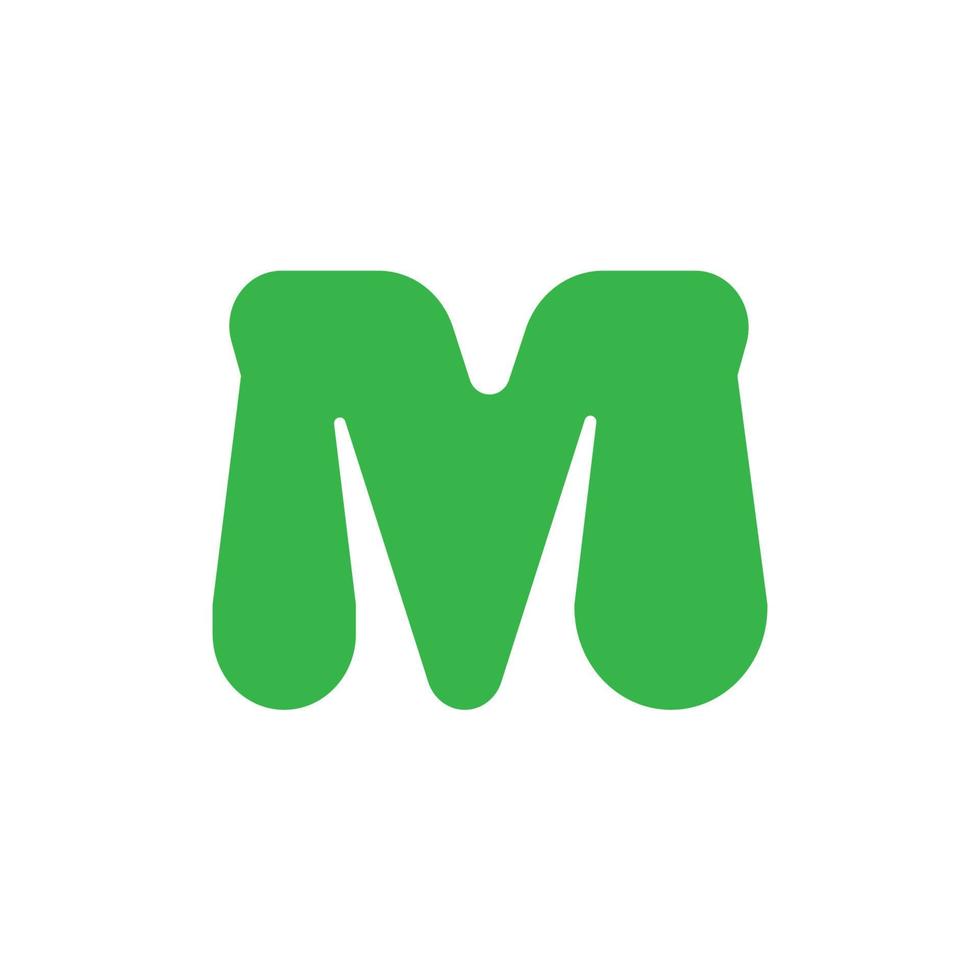 M Letter Logo Template vector