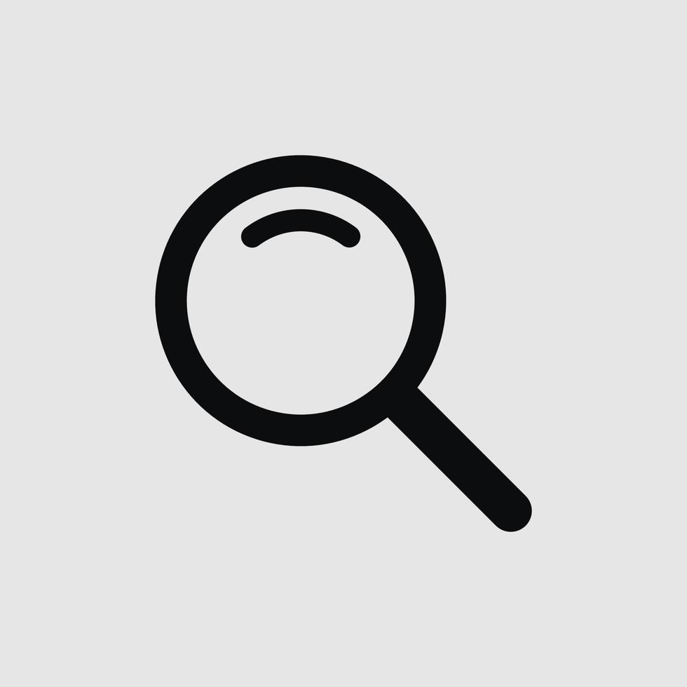 Search symbol icon vector. vector