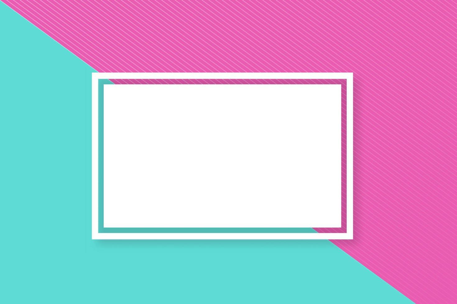 Vector web banner layout. Horizontal abstract banner with frame and copy space.  Easy to edit template for your design projects. Modern color palette header.