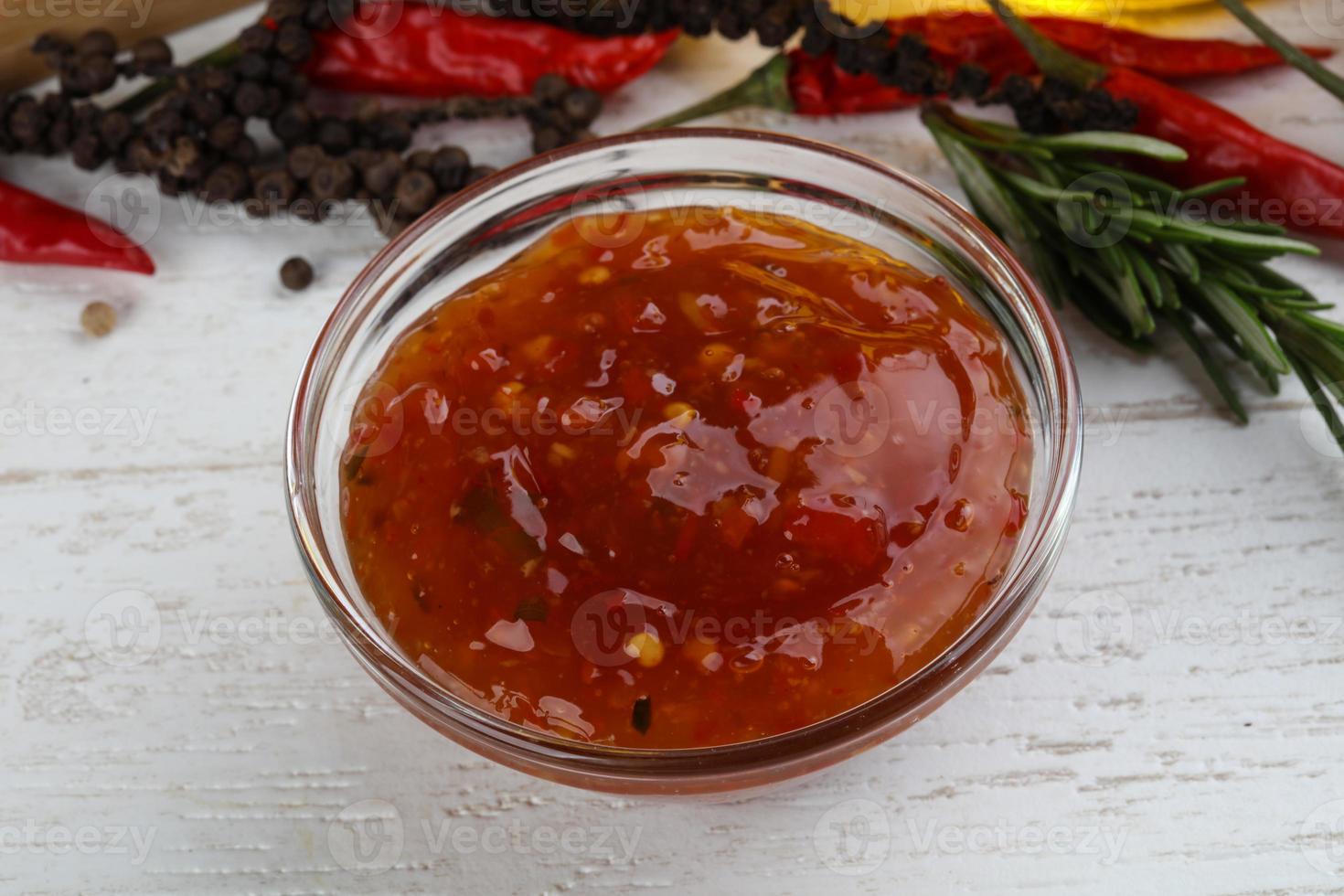 Sweet and sour sauce photo