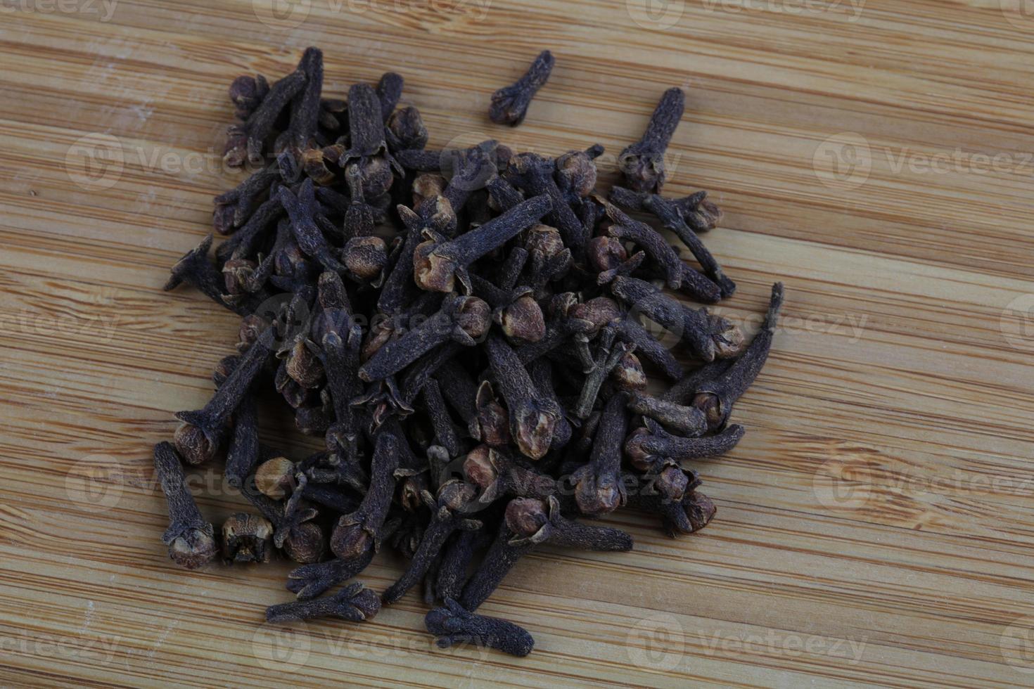 Dry clove seeds photo