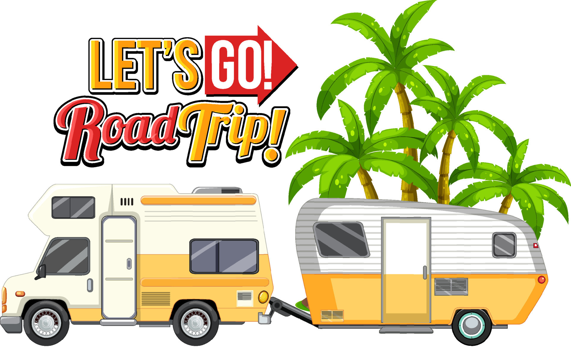 rv road trip clip art