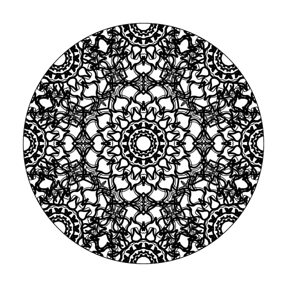 Hand drawn mandala. decoration in ethnic oriental  doodle ornament. vector