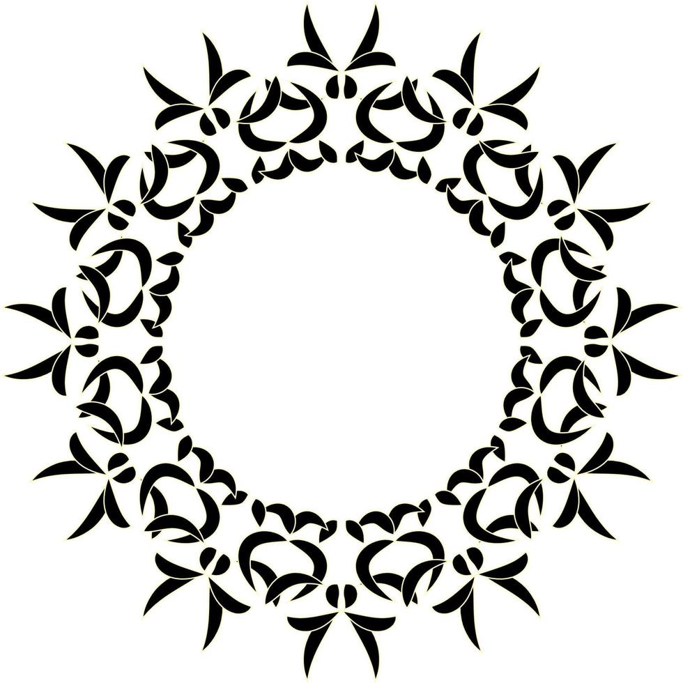 Hand drawn mandala. decoration in ethnic oriental  doodle ornament. vector