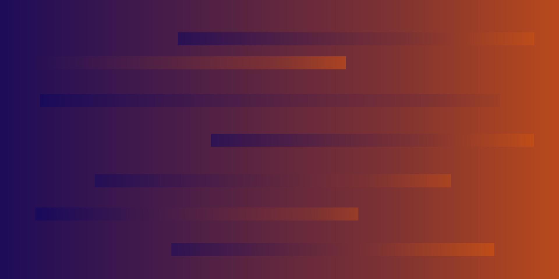 abstract style background and blue and orange gradient line elements. blank banner design vector