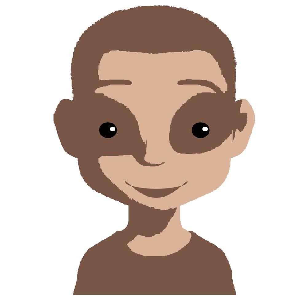 silhouette of a man in brown vector