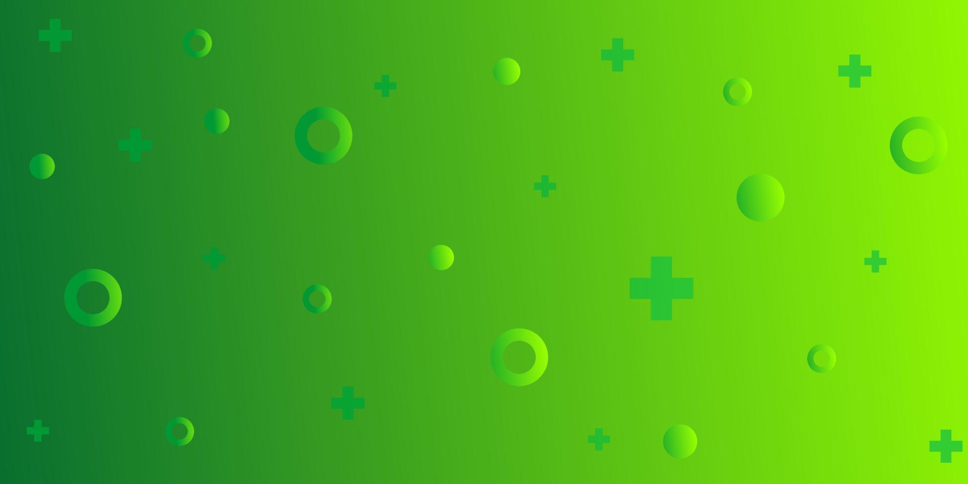 Abstract geometric background with green gradient color. for banner, poster, website design vector