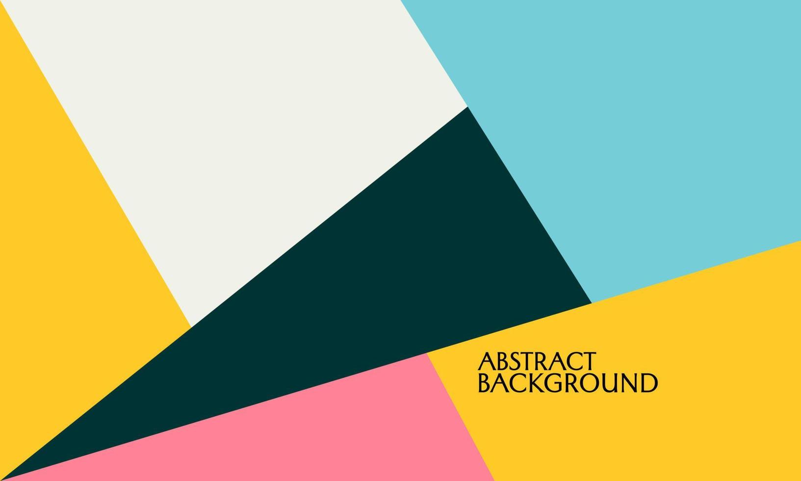 abstract geometric background design with summer theme colors. vector