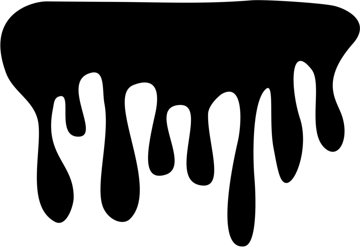 Black dripping vectors