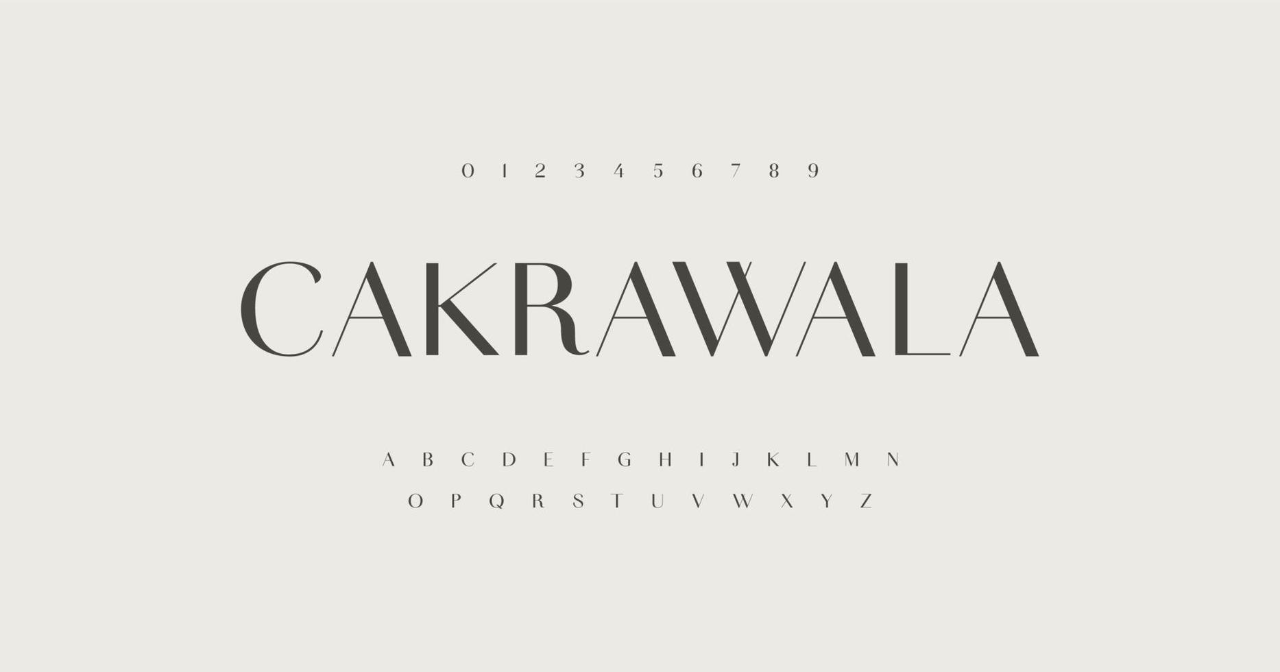 Elegant and luxury alphabet letters font and number. serif Classic elegant Lettering Minimal Fashion Designs. Typography fonts regular uppercase . vector illustration