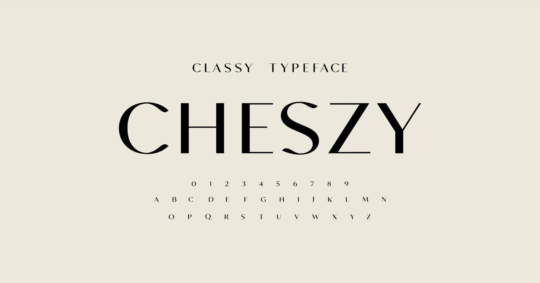 Elegant and luxury alphabet letters font and number. serif Classic elegant Lettering Minimal Fashion Designs. Typography fonts regular uppercase . vector illustration