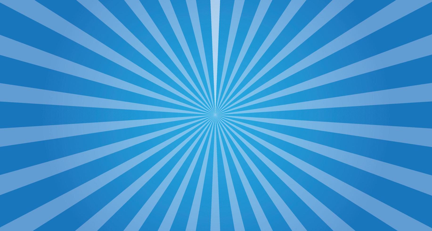 gráficos vectoriales de fondo azul sunburst vector