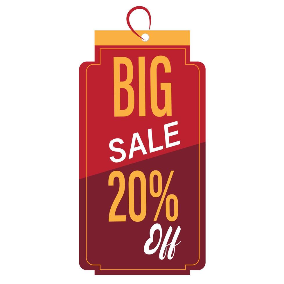 20 Percentage off sale discount tag transparent background for print