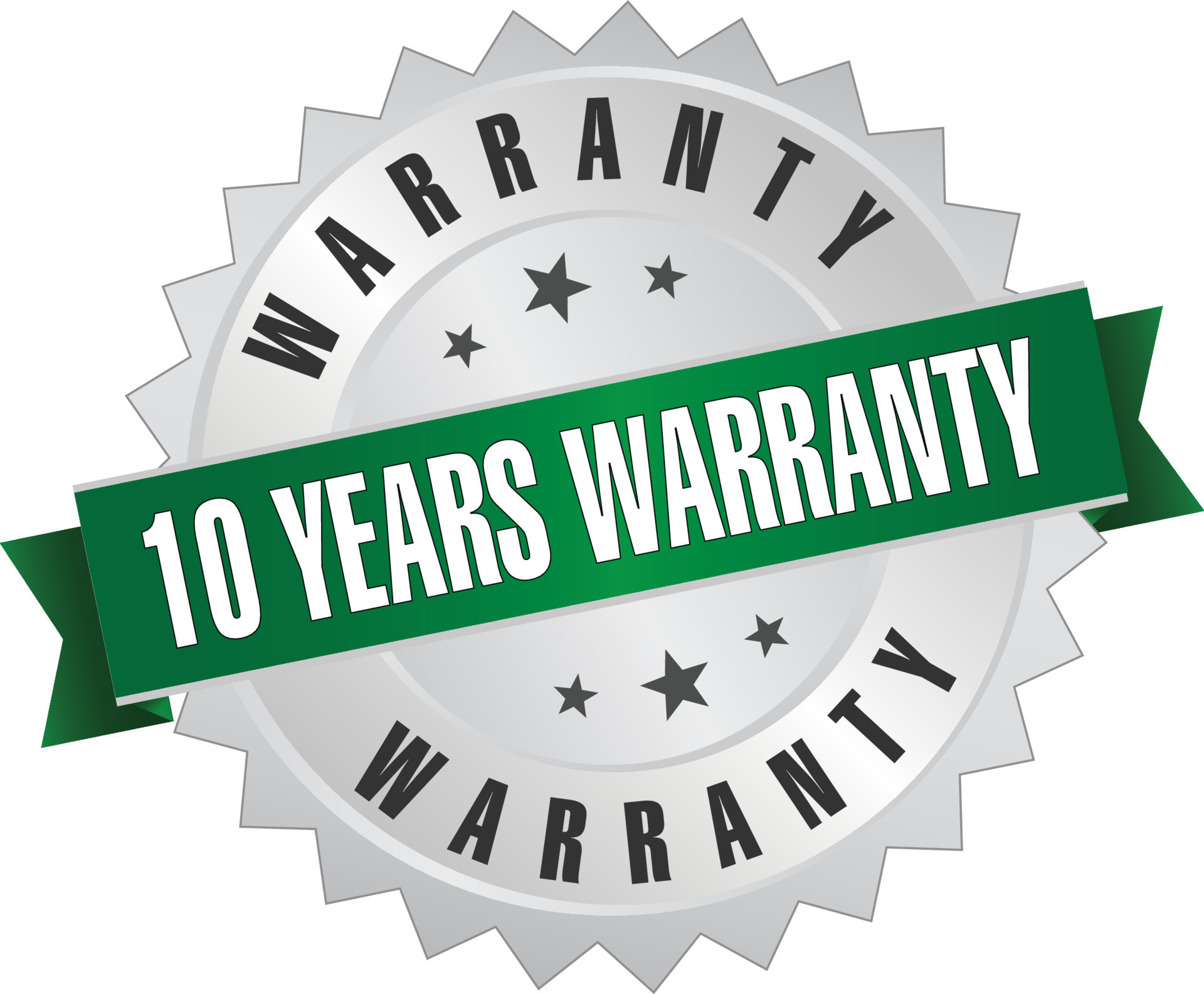 10 Year warranty stamp logo vector illustration 7702624 Vector Art at