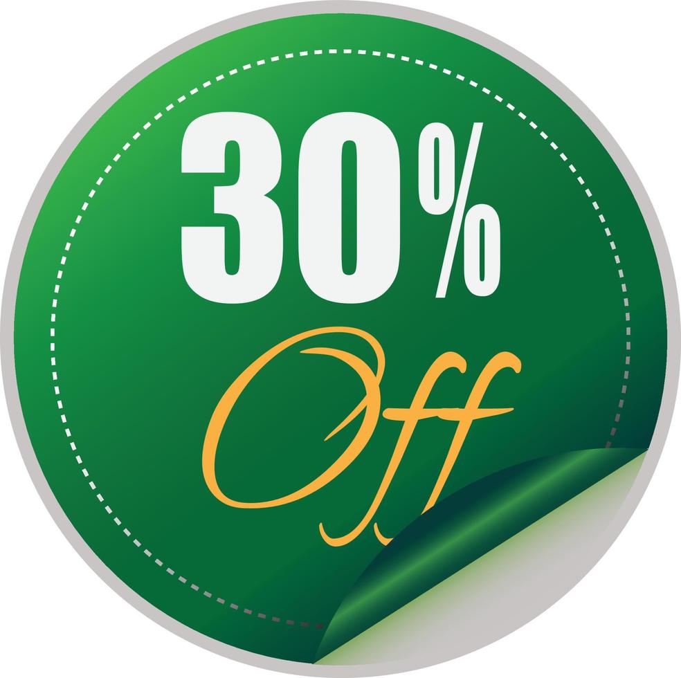 30 percentage  off discount promotion sale for your unique selling poster vector