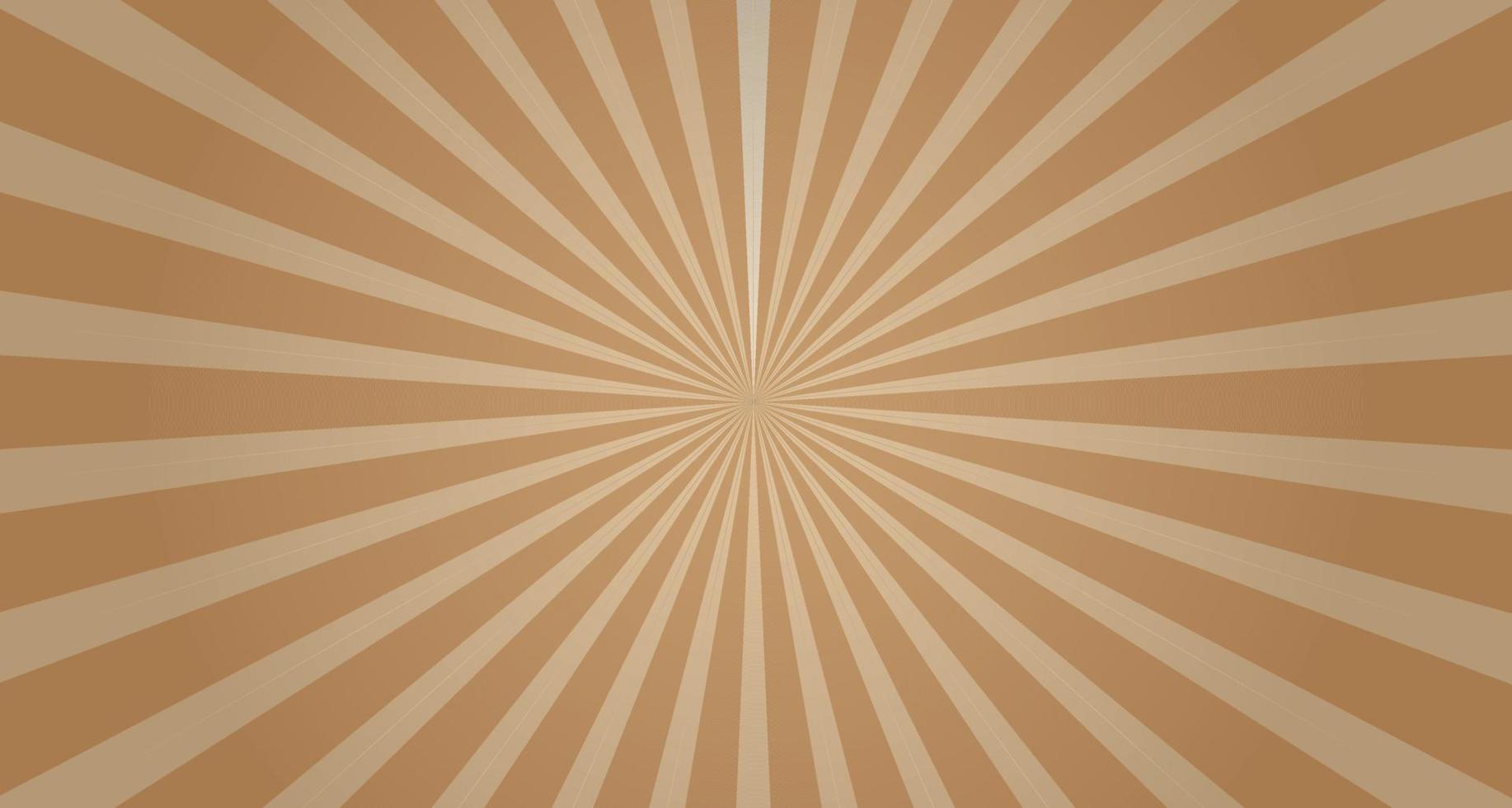gráficos vectoriales de fondo marrón sunburst vector