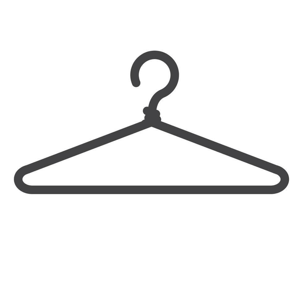 vector illustration of hanger icon simple flat design