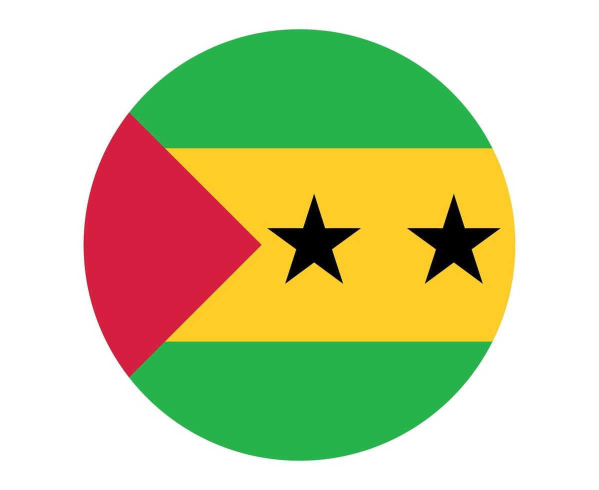 sao tome bandera nacional áfrica emblema icono vector ilustración diseño abstracto elemento