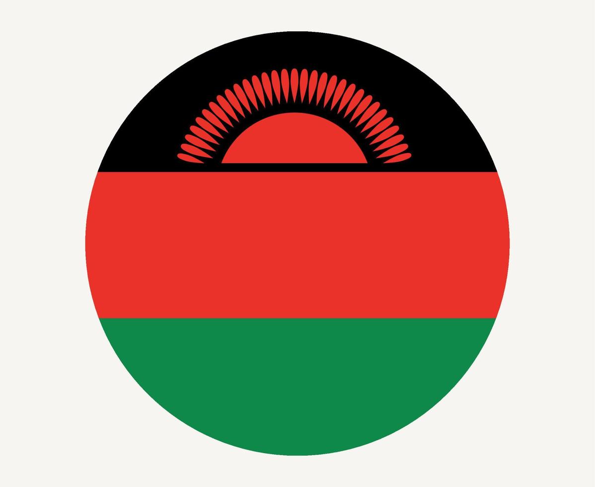 Malawi Flag National Africa Emblem Icon Vector Illustration Abstract Design Element