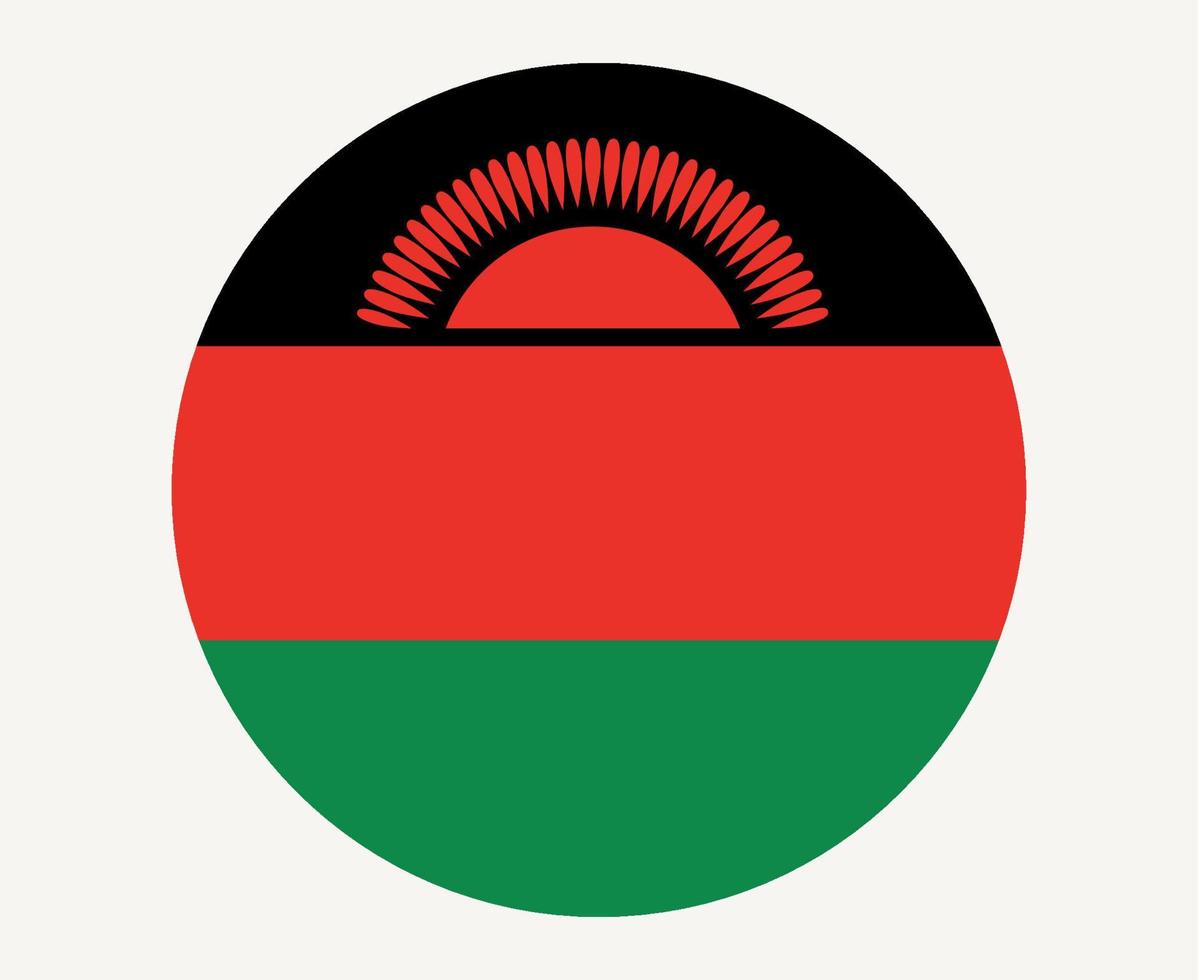 malawi bandera nacional áfrica emblema icono vector ilustración diseño abstracto elemento