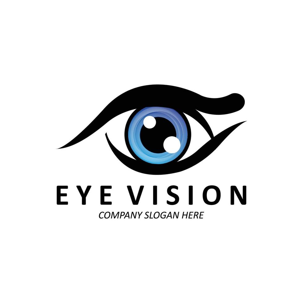 Eyes Logo Design, Vision of the World, vector illustration of organs